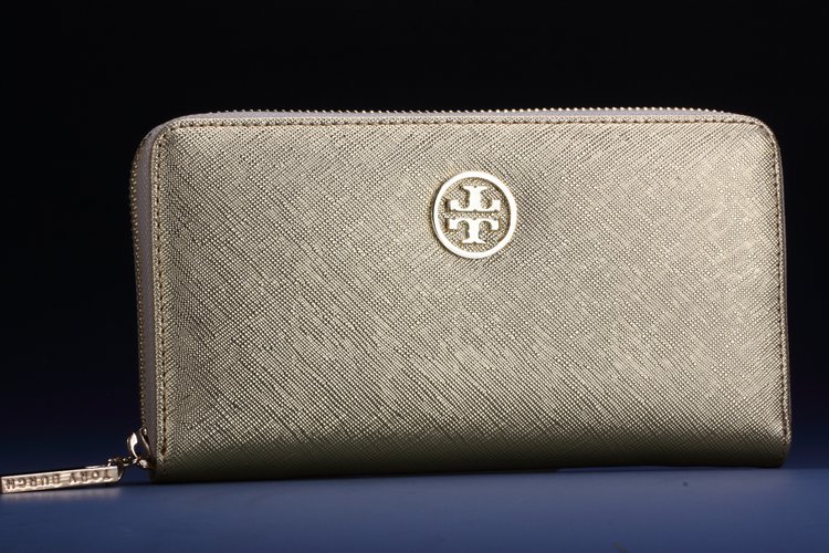 Tory Burch Saffiano Continental Wallet Gold